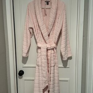 NWT | Victoria's Secret Soft Pink Striped Robe